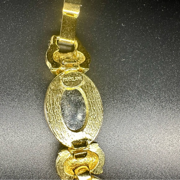 Vtg Park Lane Multi-Colored “Gemstone” Gold-Tone Bracelet - Picture 7 of 10